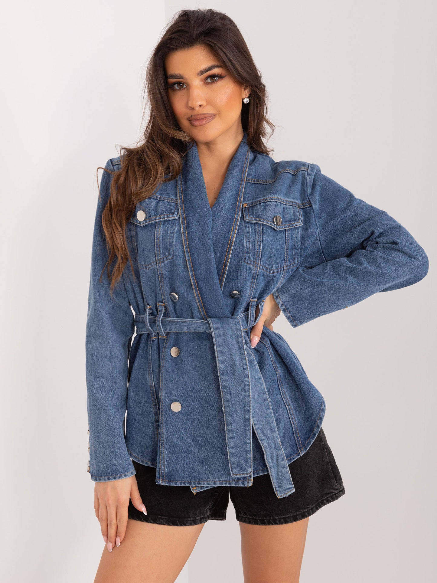 MILEY denim jacket.