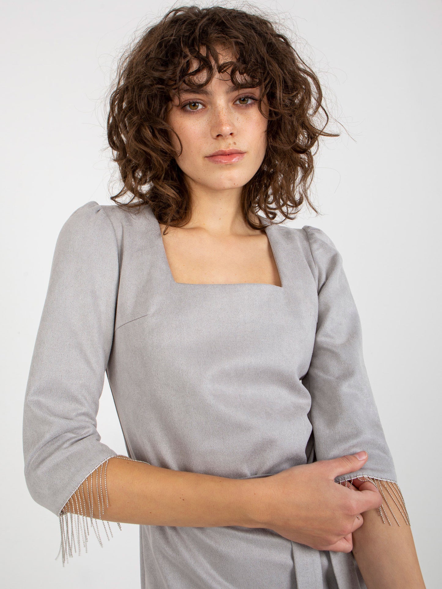 DORA sidabrinė suknelė