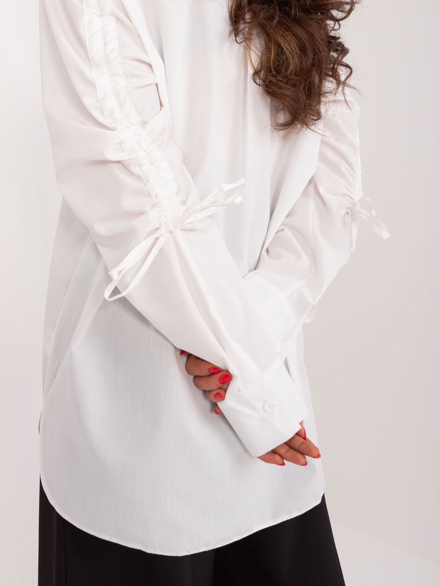 RIBBON WHITE marškiniai