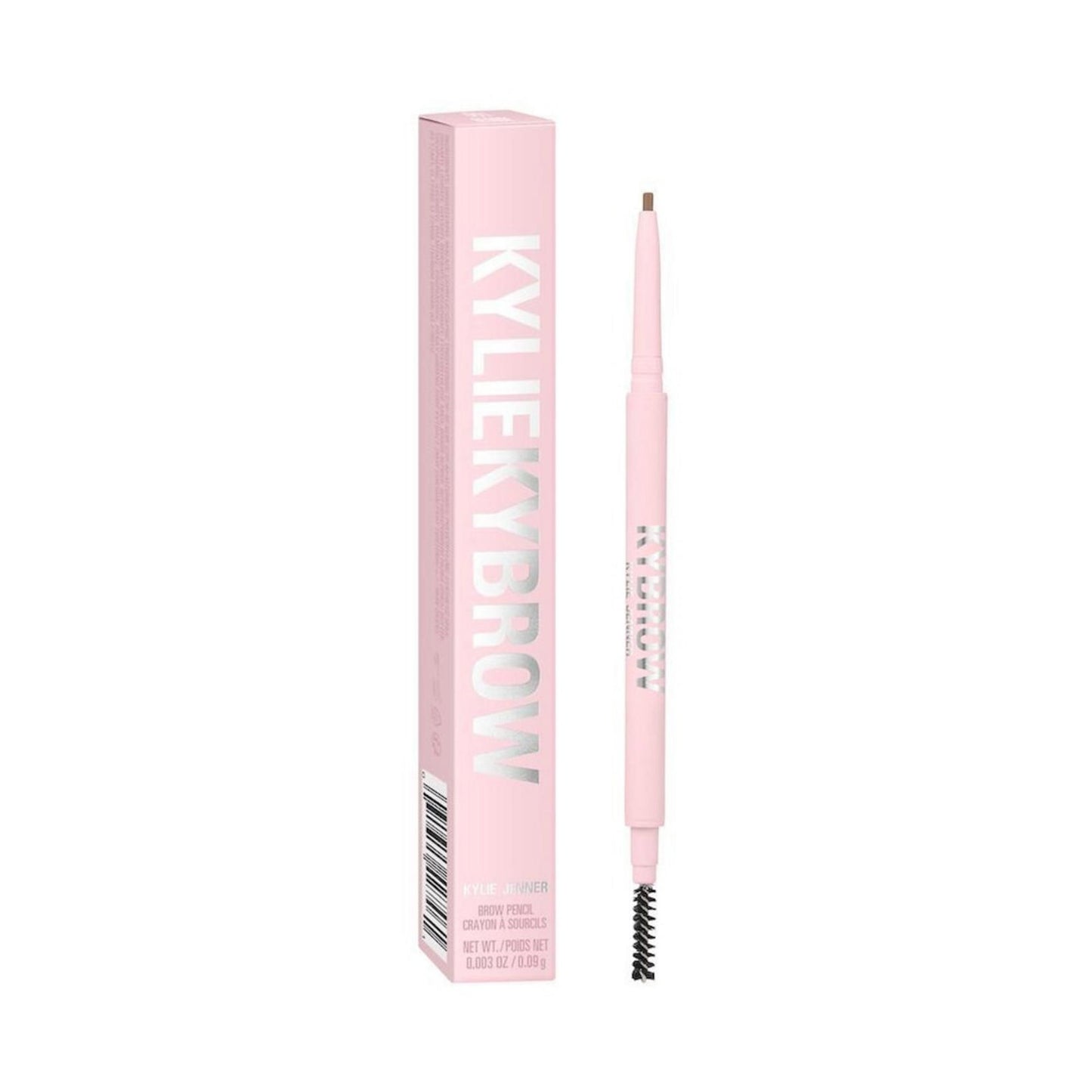 Kylie Cosmetics, Kybrow, Defined, Eyebrow Cream Pencil & Brush 2-In-1, 001, Blonde, 0.09 g