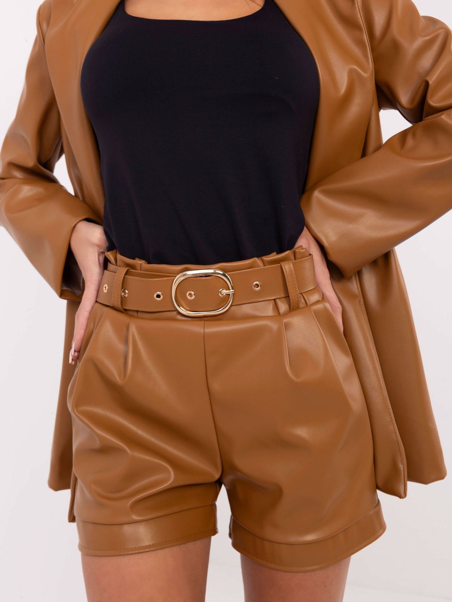 LEATHER shorts