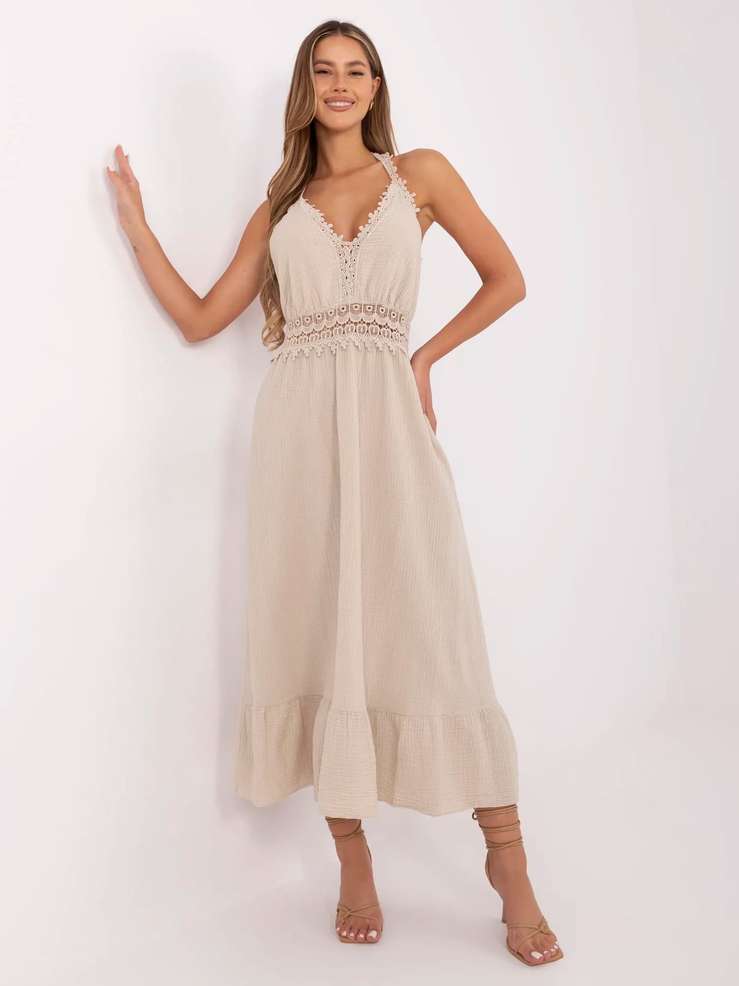 MARBE BEIGE suknelė