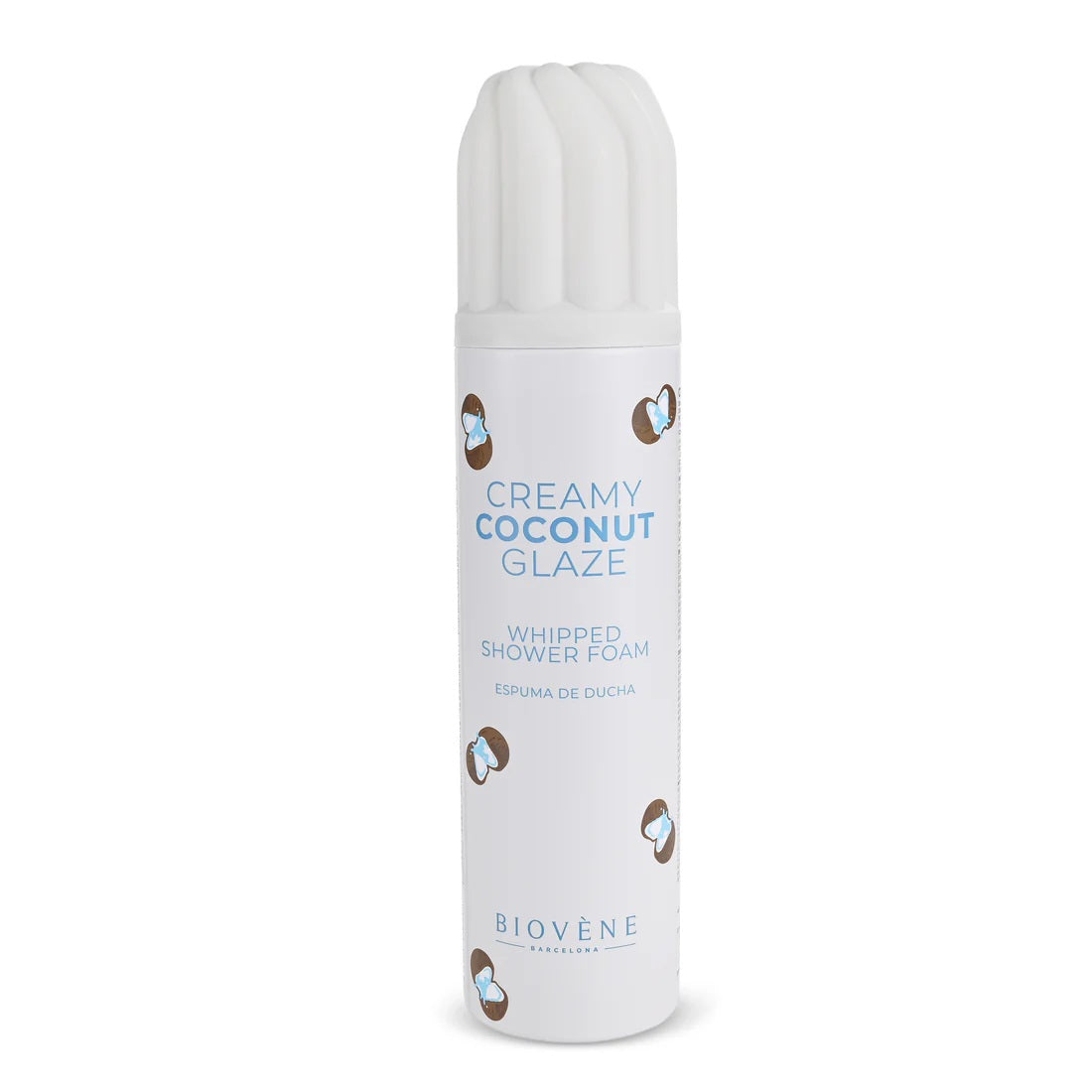 Biovene, Creamy Coconut Glaze, Hydrating, Shower Mousse, 250 ml