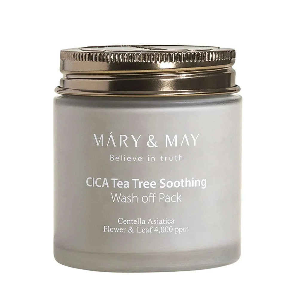 Mary and May, Cica Tea Tree Soothing, Purifying, Clay Mask, 125 g