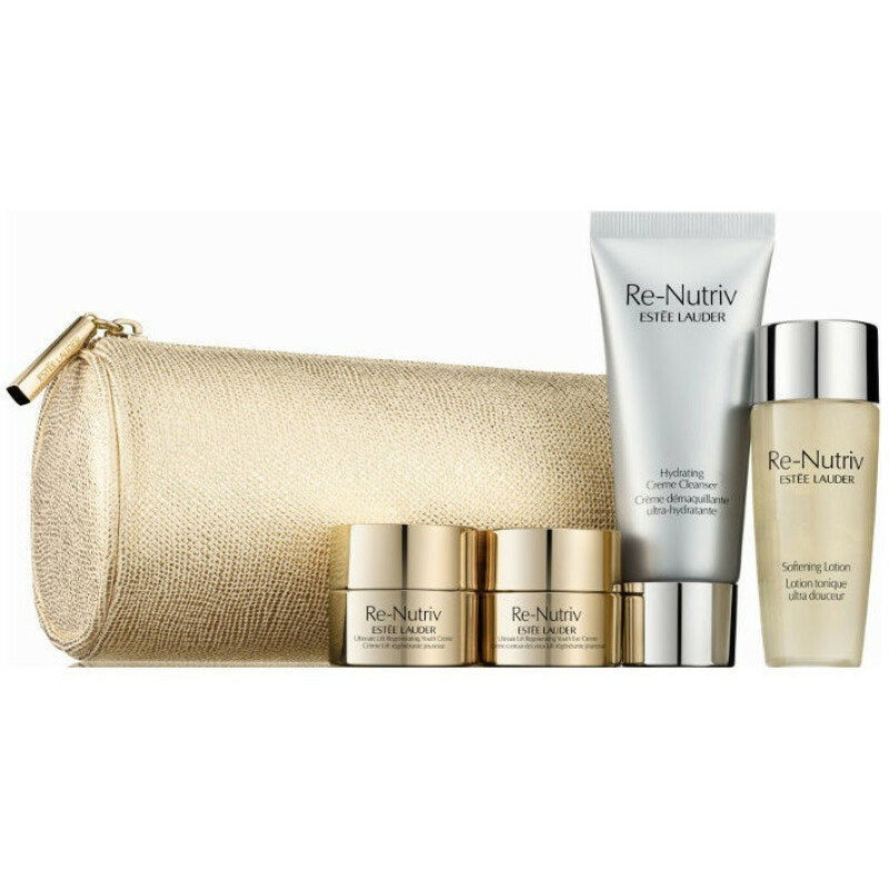 Re-Nutriv Deluxe Set Estee Lauder: Re-Nutriv, Hydrating, Cleansing Cream, 30 ml + Re-Nutriv - Ultimate Lift Regenerating Youth, Strengthens/Lifted & Radiant, Morning & Night, Cream, For Face, 7 ml + Re-Nutriv - Ultimate Lift Regenerating Youth, Brighte...