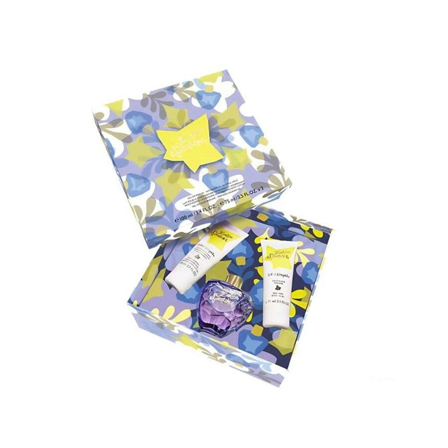 Set Lolita Lempicka: Mon Premier Parfum, Eau De Parfum, For Women, 100 ml + Mon Premier Parfum, Moisturizing, Shower Gel, All Over The Body, For All Skin Types, 75 ml + Mon Premier Parfum, Moisturizing, Body Milk, 75 ml