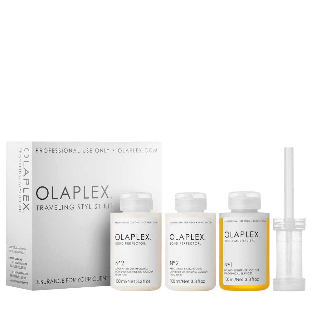 Set Olaplex: No.1 Bond Multiplier, Hair Cream Treatment, Repairing & Strengthening, 100 ml + No.2 Bond Perfector, Hair Cream Treatment, Repairing & Strengthening, 2 pcs, 100 ml