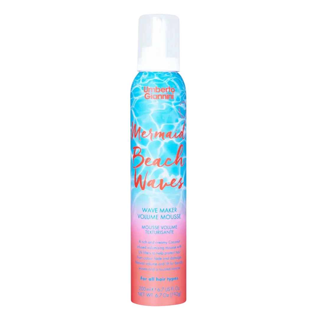 Umberto Giannini, Mermaid Beach Waves, Hair Styling Mousse, Volumising & Texturising, Light, 200 ml