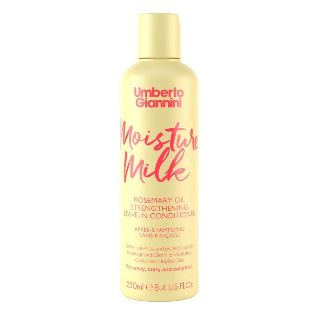 Umberto Giannini, Moisture Milk, Hair Leave-In Conditioner, Anti-Frizz & Curl Definition, 250 ml