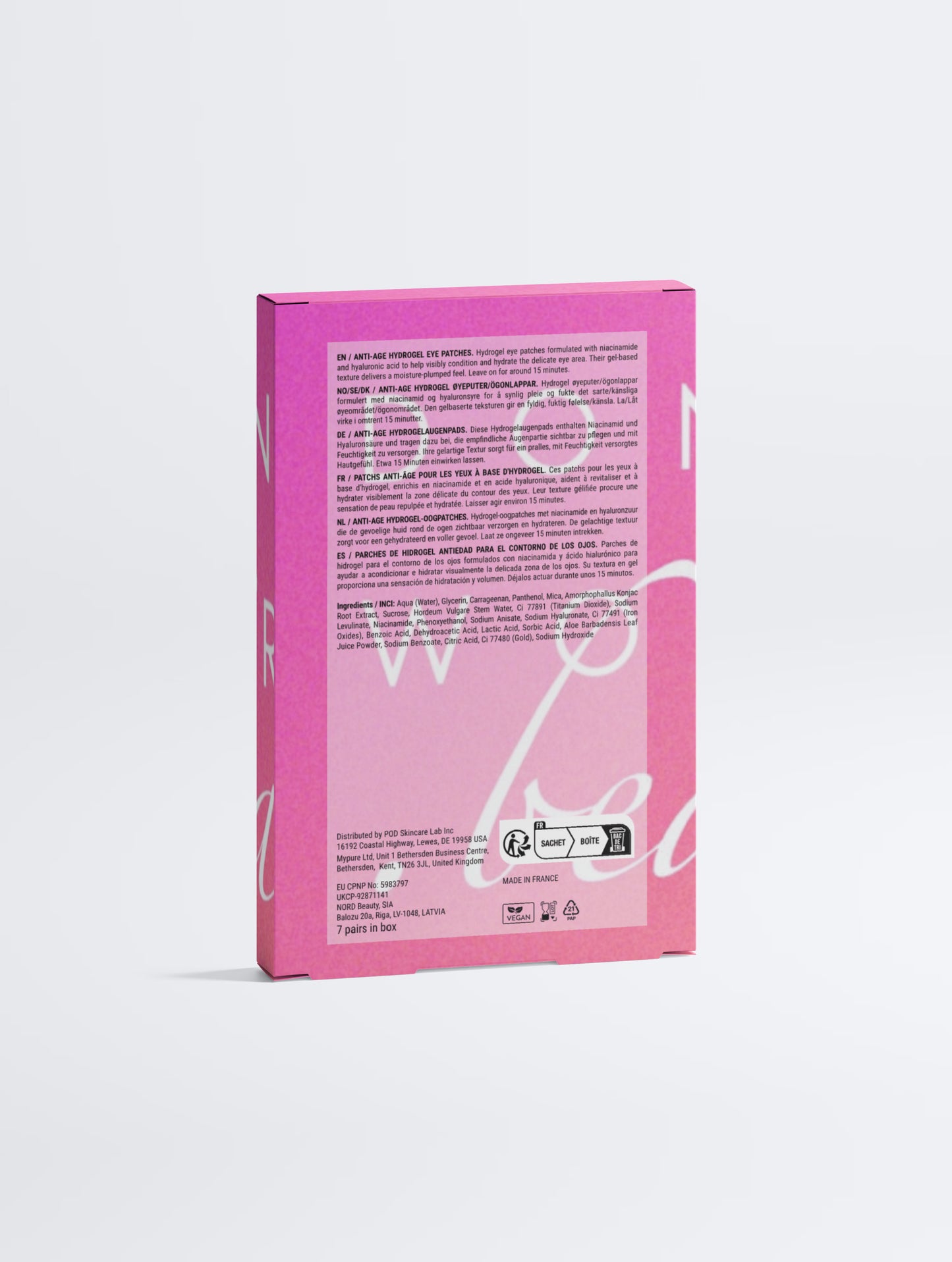 Anti-Age Hydrogel Eye Patches