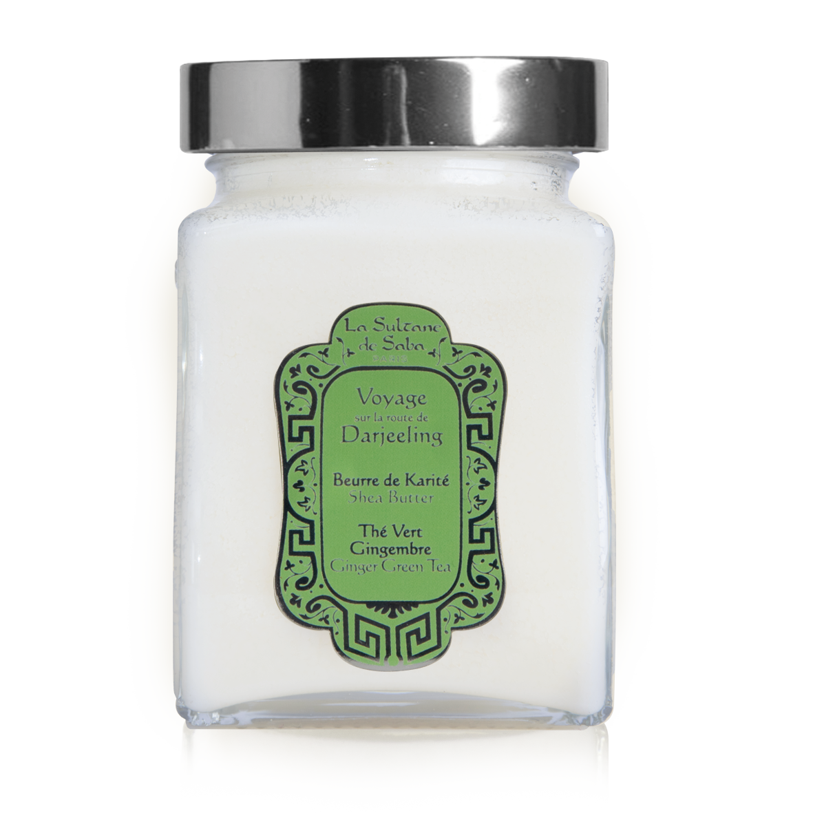 La Sultane de Saba Darjeeling Shea Butter – imbieras, žalioji arbata – taukmedžio sviestas, 300g