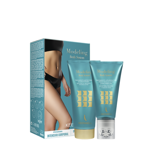 KEENWELL MODELING BODY SYSTEM KIT Stretch mark reducing effect treatment, 150ml + 200ml