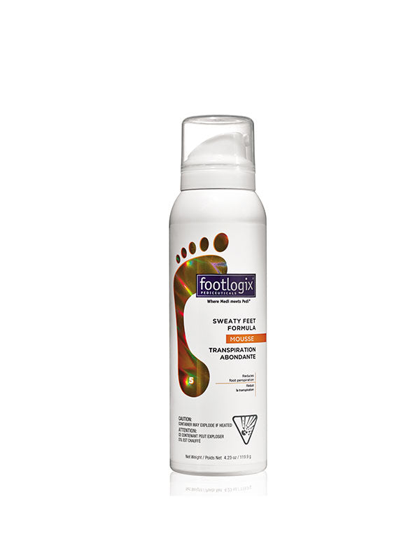 FOOTLOGIX SWEATY FEET FORMULA foam for sweaty feet, 125ml