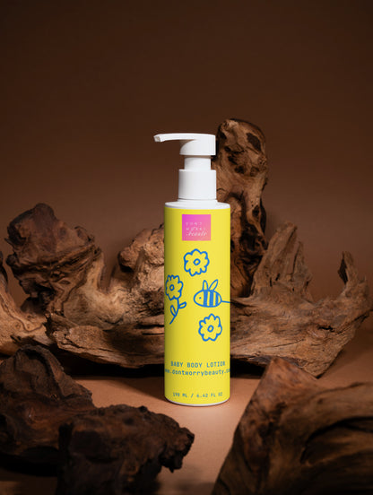 Don't Worry Beauty Švelnus ekologiškas kūdikių kūno losjonas, 190 ml