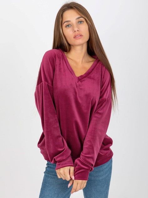 VELVET BURGUNDY megztinukas