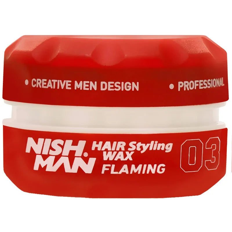 Nishman Hair Wax Flaming 03 Water-based Pomade 150ml