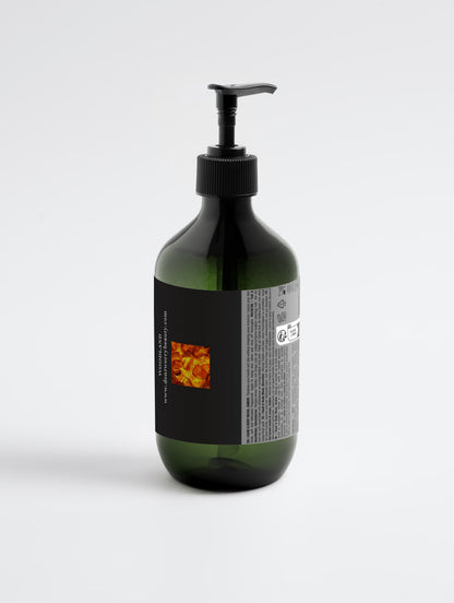 DWB pačiulio, gintaro ir vanilės prausiklis WOODLAND, 490ml