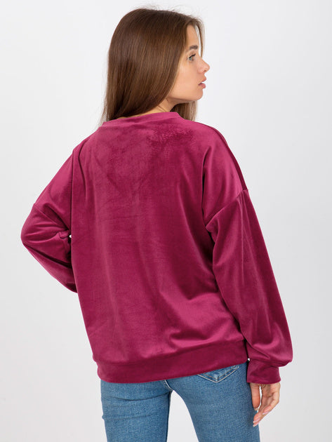 VELVET BURGUNDY megztinukas