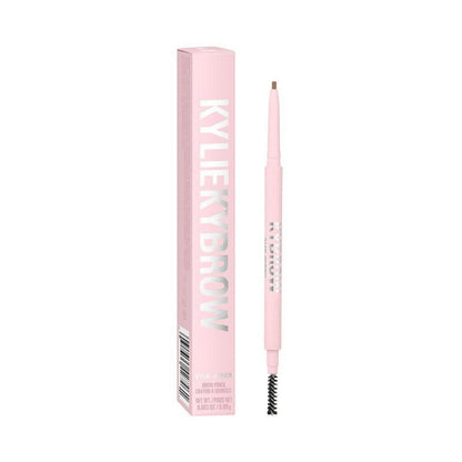 Kylie Cosmetics, Kybrow, Defined, Eyebrow Cream Pencil & Brush 2-In-1, 001, Blonde, 0.09 g