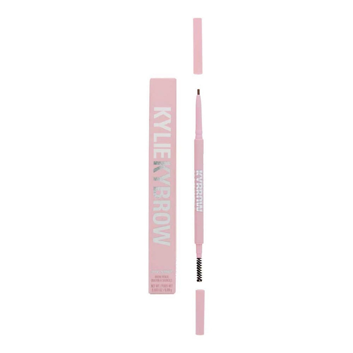 Kylie Cosmetics, Kybrow, Defined, Eyebrow Cream Pencil & Brush 2-In-1, 001, Blonde, 0.09 g