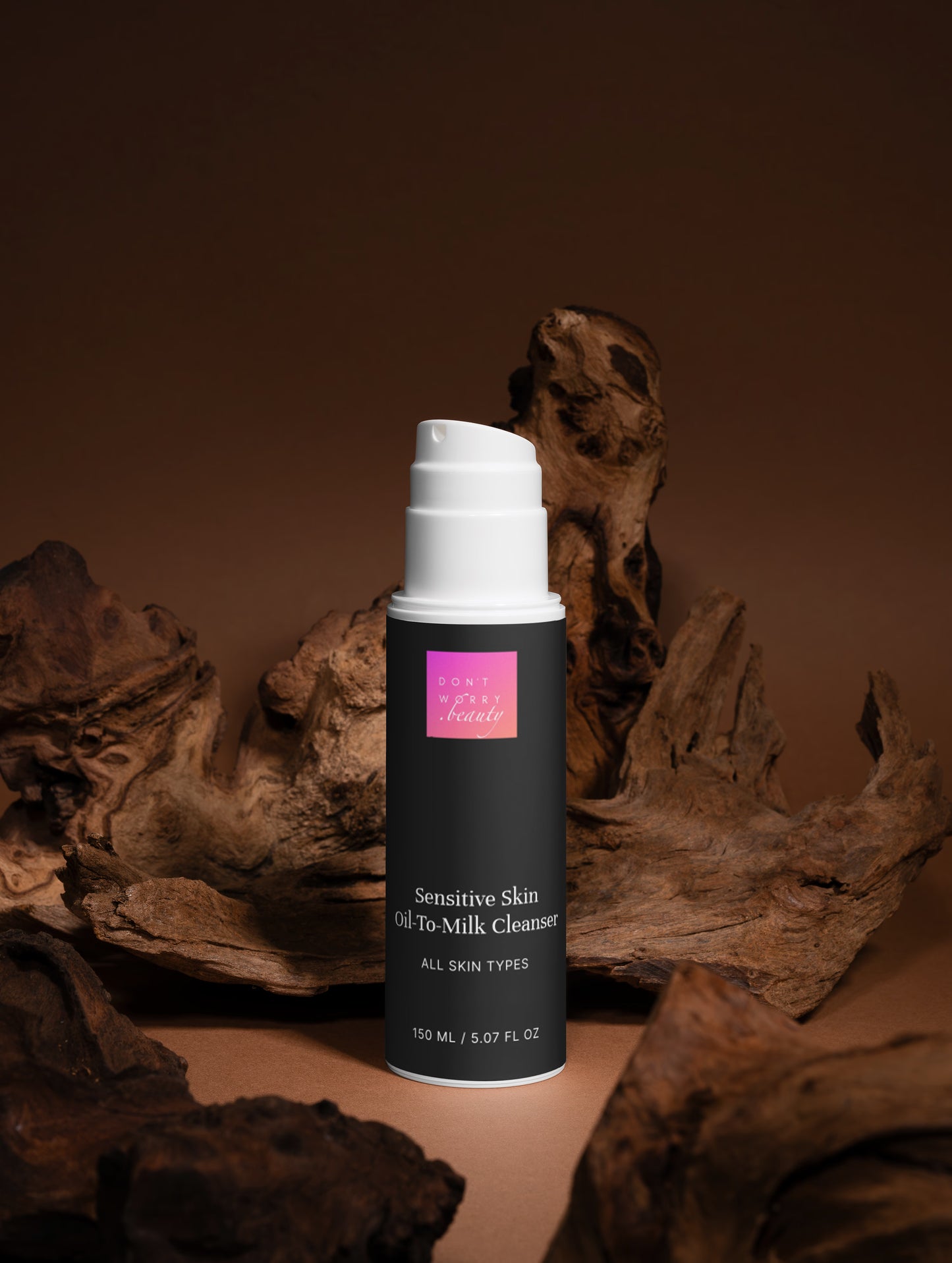 Don't Worry Beauty putojantis aliejinis prausiklis jautriai odai, 150 ml