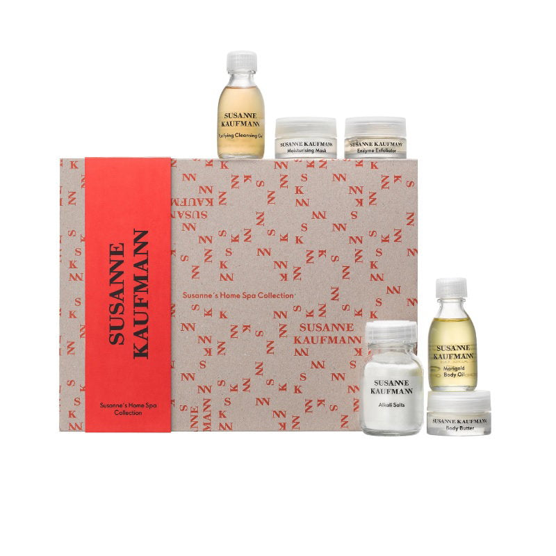 Susanne's Home Spa Collection Set Susanne Kaufmann: Face Cleansers, Paraben-Free, Purifying, Cleansing Gel, For Face, 30 ml + Body Lotions & Creams, Sulfates-Free, Nourishing, Body Butter, Day, 15 ml + Face Masks & Exfoliators, Enzyme, Exfoliating Clea...