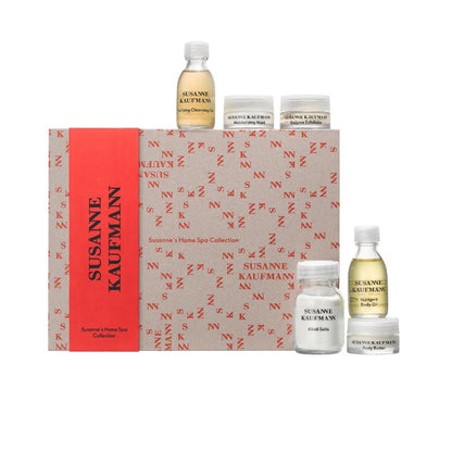 Susanne's Home Spa Collection Set Susanne Kaufmann: Face Cleansers, Paraben-Free, Purifying, Cleansing Gel, For Face, 30 ml + Body Lotions & Creams, Sulfates-Free, Nourishing, Body Butter, Day, 15 ml + Face Masks & Exfoliators, Enzyme, Exfoliating Clea...