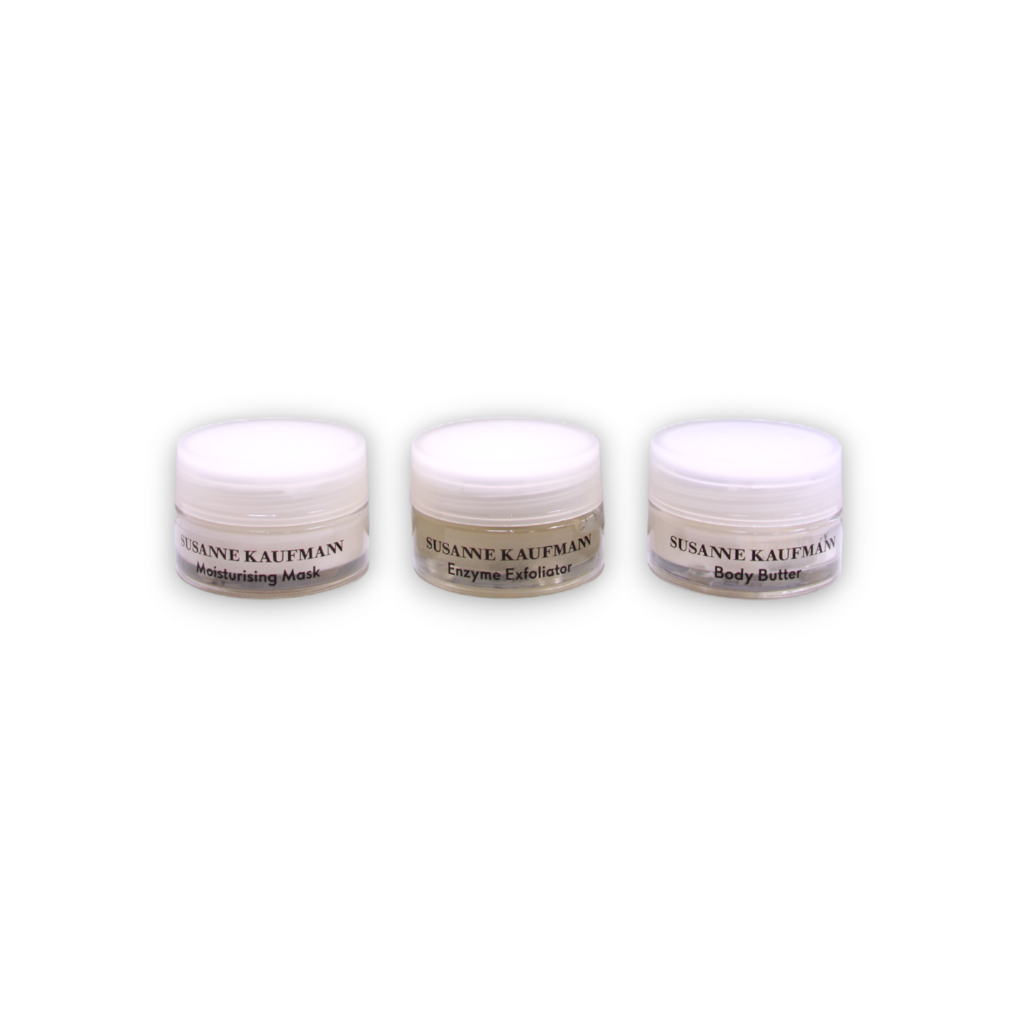Susanne's Home Spa Collection Set Susanne Kaufmann: Face Cleansers, Paraben-Free, Purifying, Cleansing Gel, For Face, 30 ml + Body Lotions & Creams, Sulfates-Free, Nourishing, Body Butter, Day, 15 ml + Face Masks & Exfoliators, Enzyme, Exfoliating Clea...