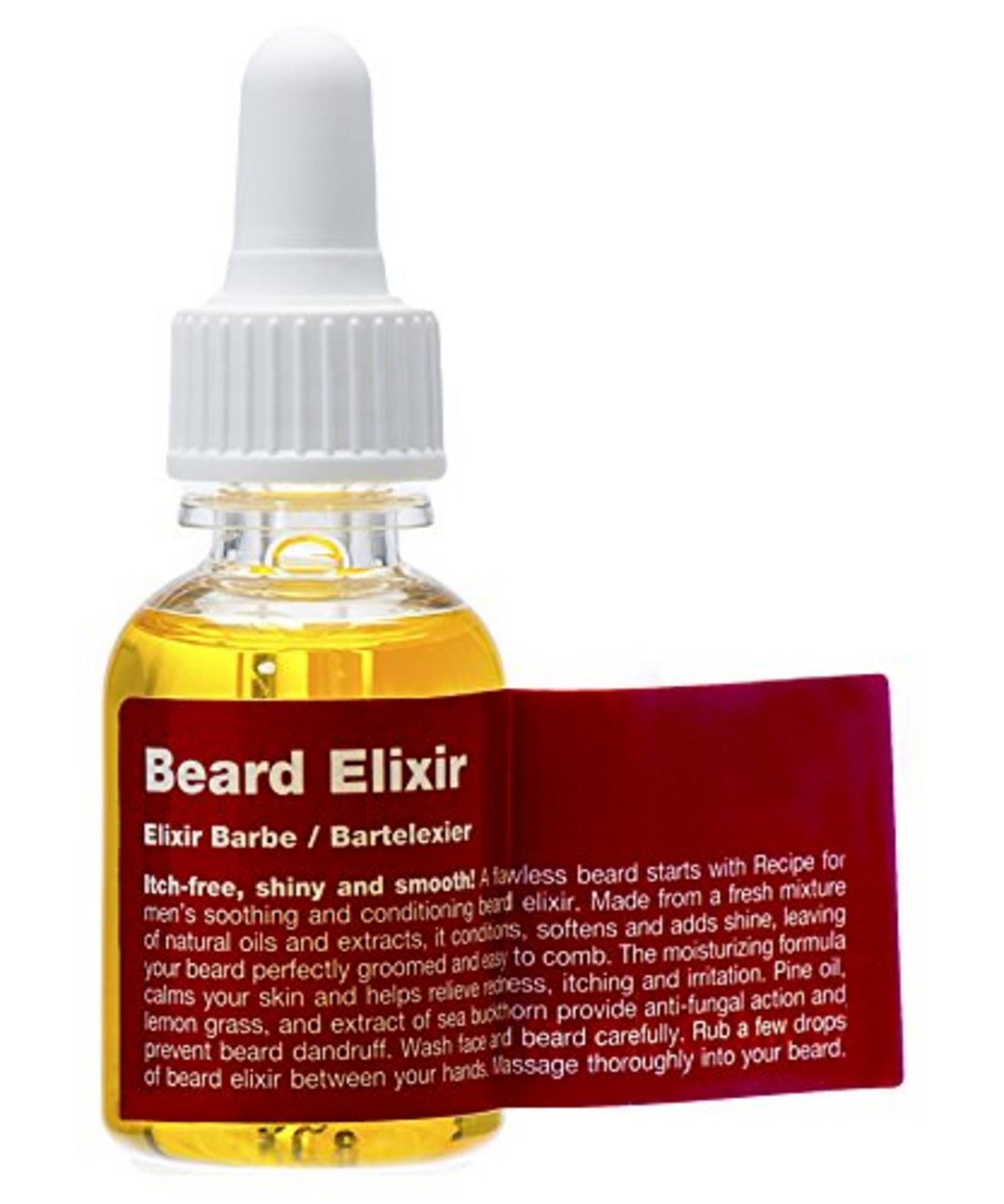 Recipe For Men, Beard Elixir, Beard Oil, Pine, Vegan, Conditions, 25 ml