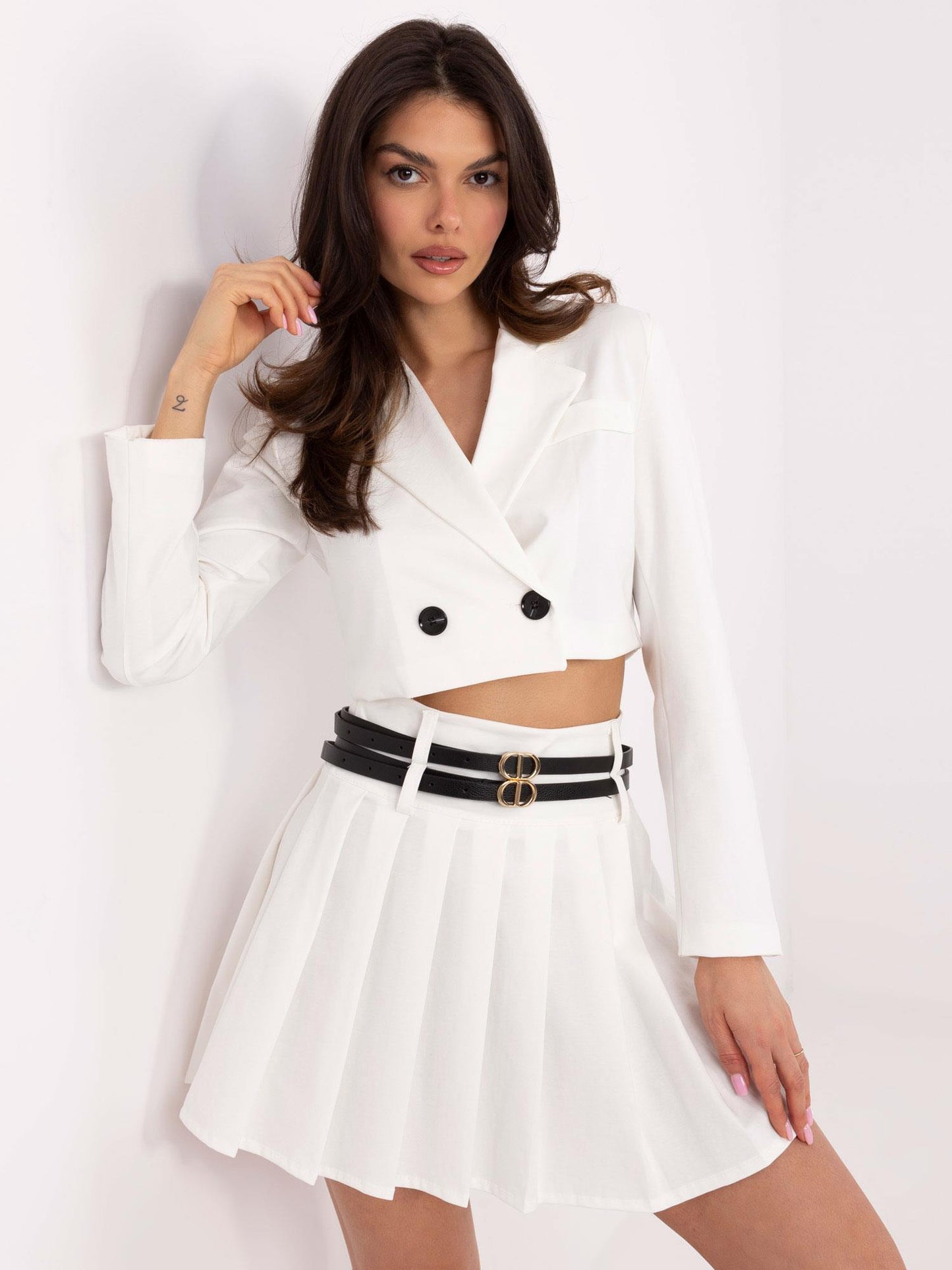 CLASSY WHITE sijonas