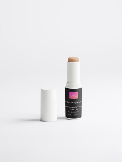 Don't Worry Beauty apsauginis pieštukas nuo saulės SPF50 (su prisitaikančia spalva), 12 g