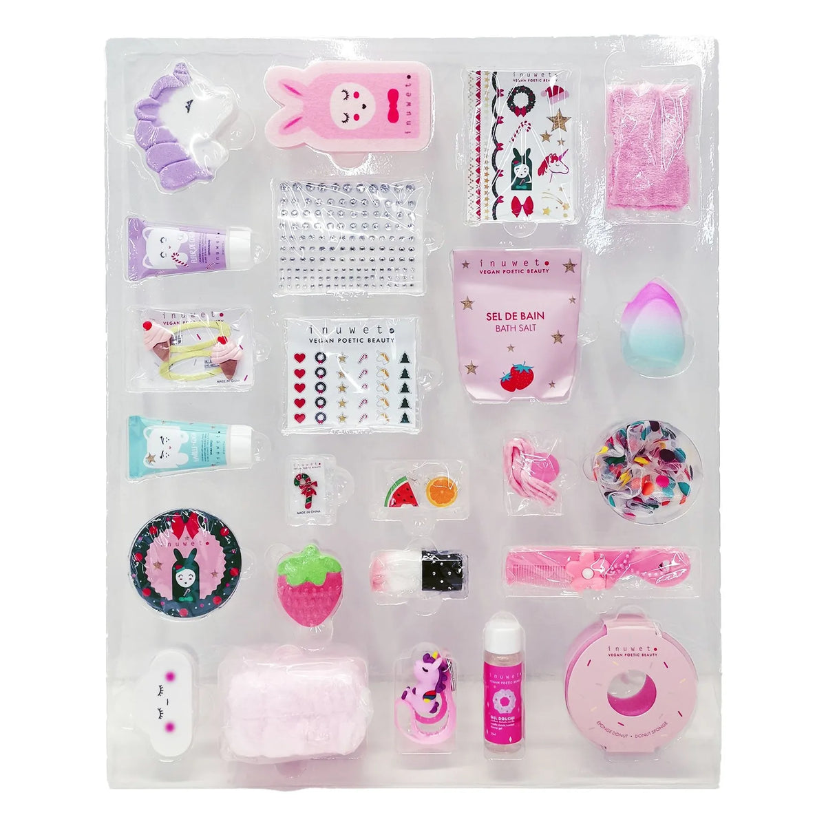 Set, Inuwet, Inuwet, Makeup, Advent Calendar, 24 pcs