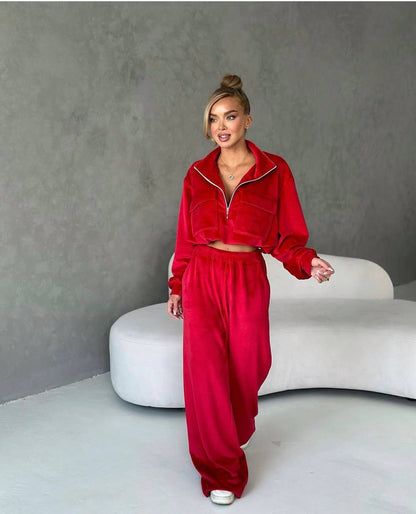 LUXE velour jumpsuit