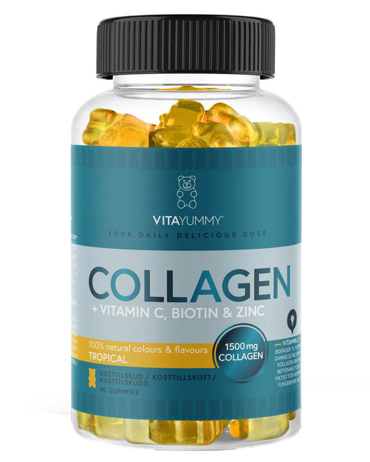 VitaYummy Collagen Gummies – Tropinių vaisių skonio guminukai su kolagenu