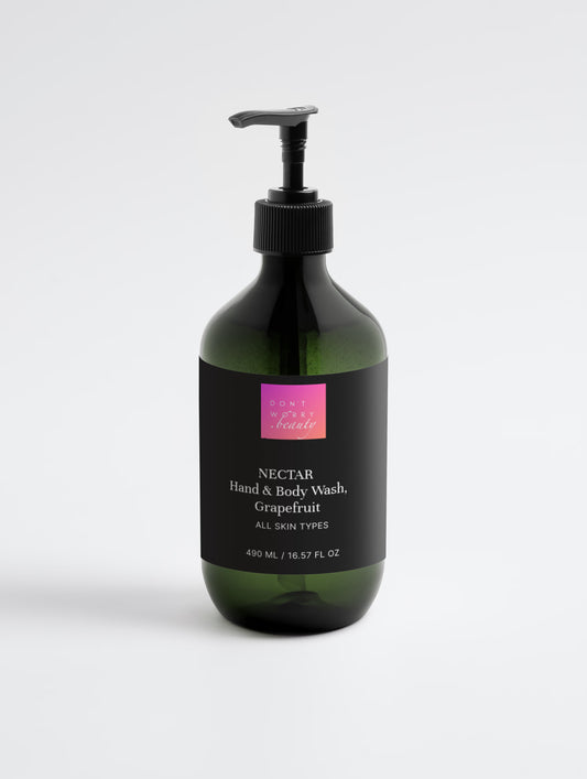 DWB rožinio greipfruto prausiklis NECTAR, 490ml