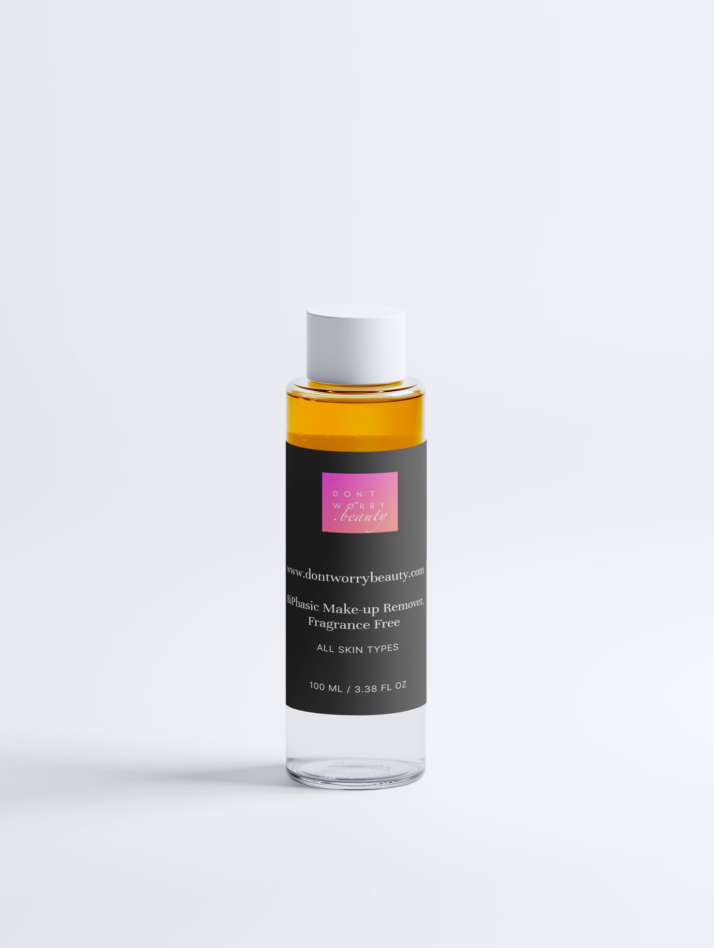 Don't Worry beauty dvifazis makiažo valiklis (Fragrance Free), 100ml