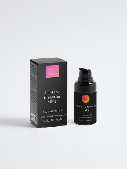 DWB vyrams energizuojantis paakių kremas nuo nuovargio, 15ml.