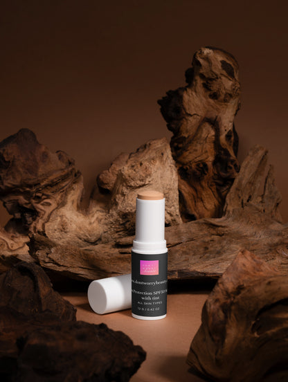 Don't Worry Beauty apsauginis pieštukas nuo saulės SPF50 (su prisitaikančia spalva), 12 g
