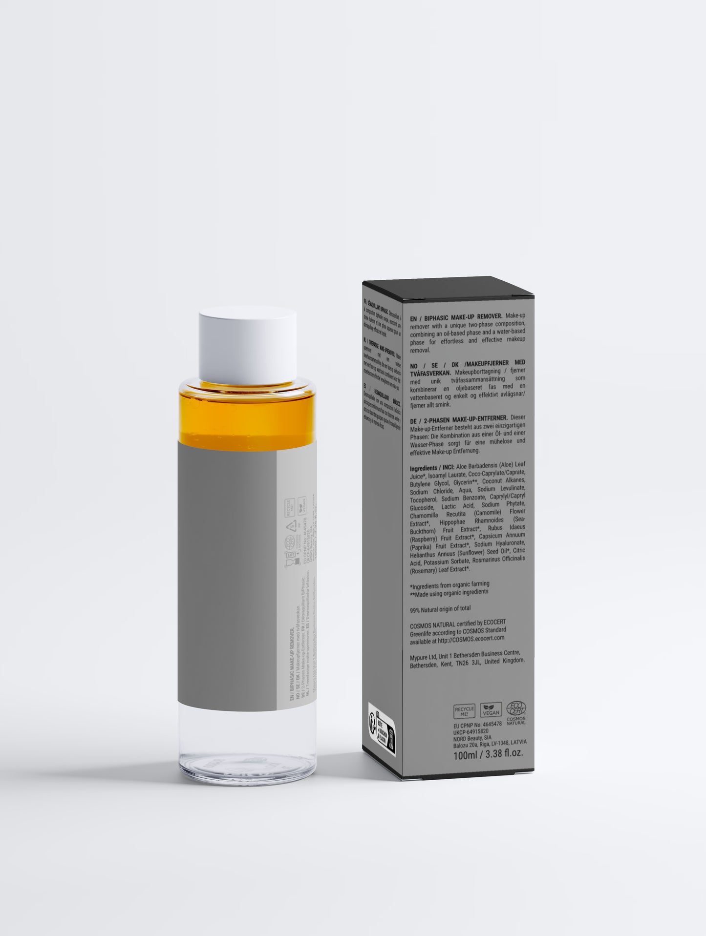 Don't Worry beauty dvifazis makiažo valiklis (Fragrance Free), 100ml