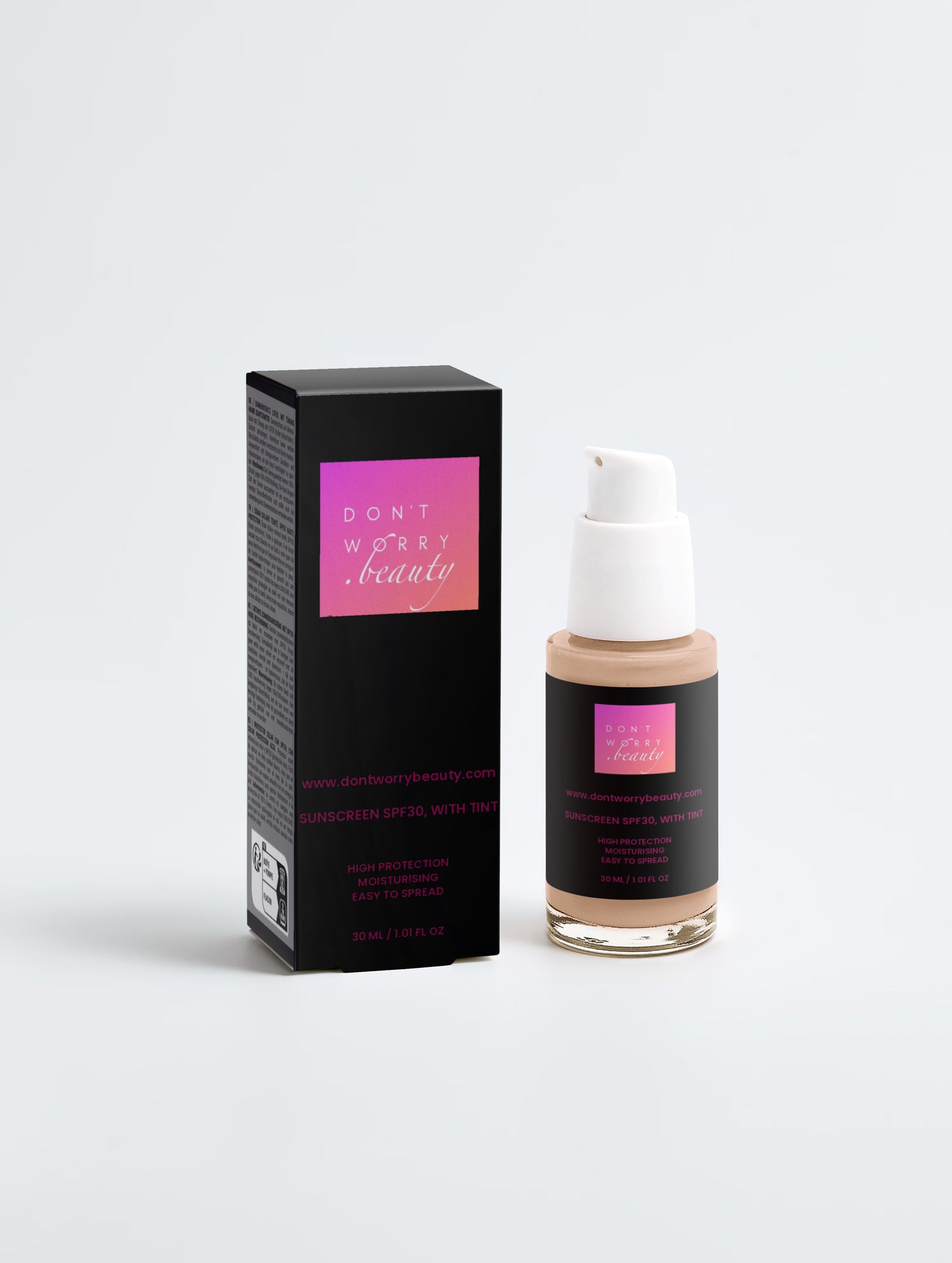 Sunscreen SPF30, with tint