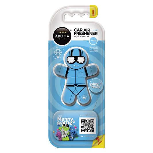 Aroma Car, Manny Fresh Linen, Car Air Freshener