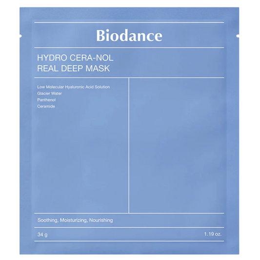 Biodance, Hydro Cera-nol, Soothing & Moisturising, Sheet Mask, For Face, 34 g