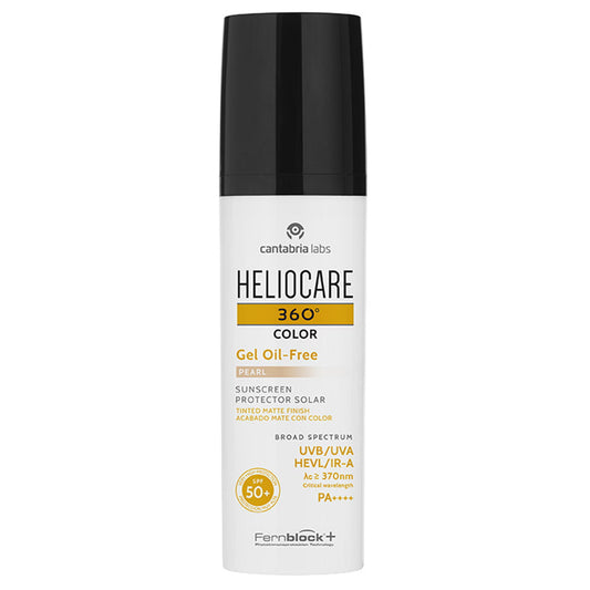 Cantabria Labs, Heliocare 360º Color, Color Pigments, Tan Activator, Sunscreen Gel, SPF 50+, 50 ml