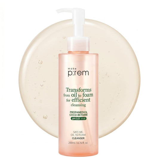 make p:rem Safe me Oil to Foam Cleanser 200ml