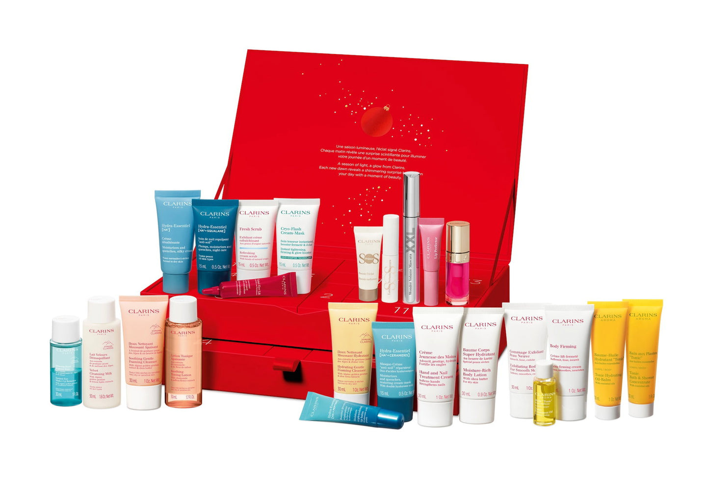 Clarins, Clarins, Skin, Advent Calendar, 24 pcs