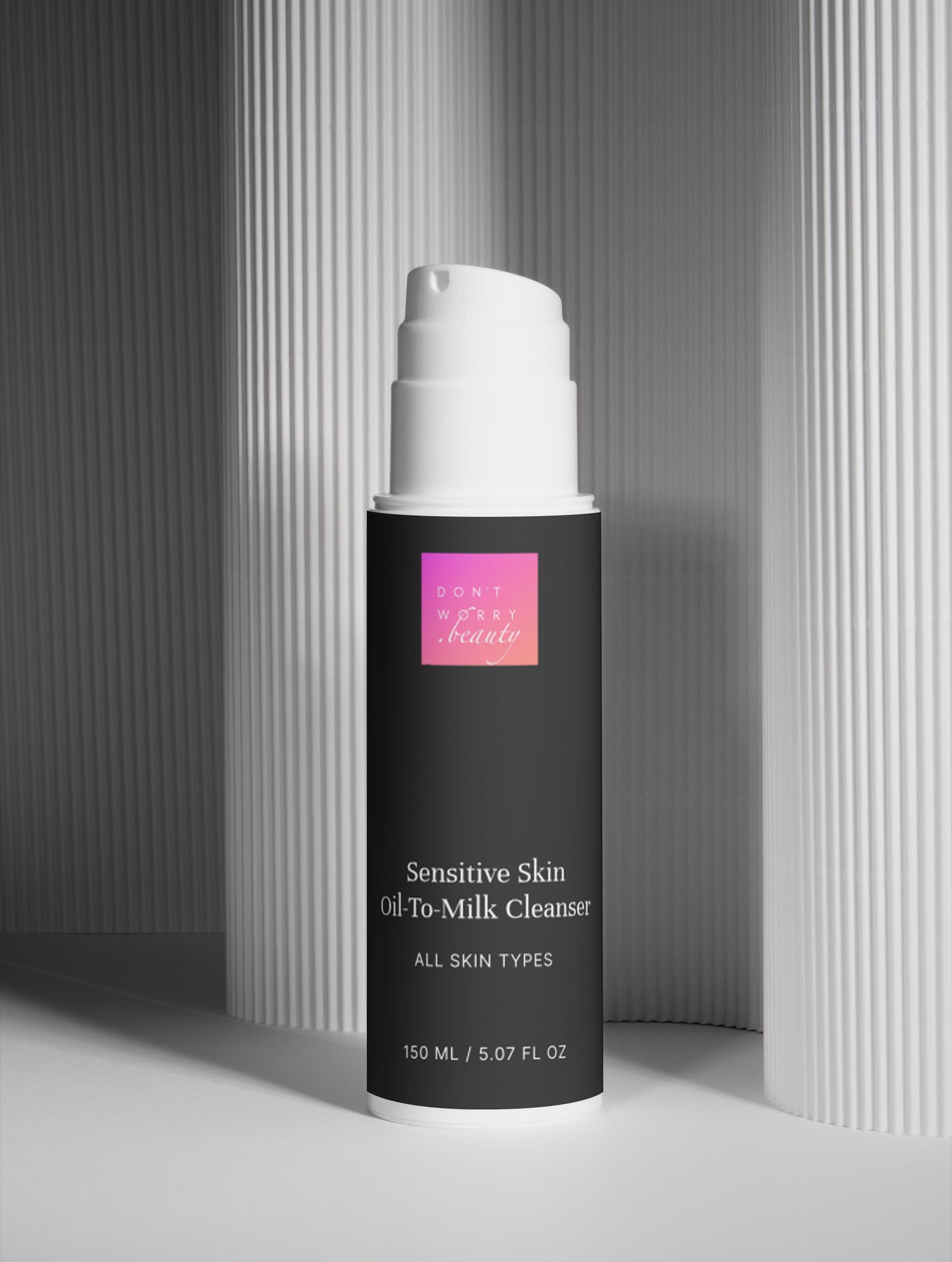 Don't Worry Beauty putojantis aliejinis prausiklis jautriai odai, 150 ml