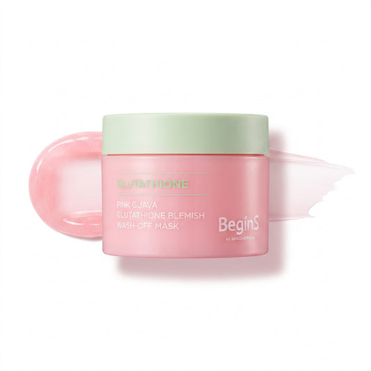 BeginS by JUNGSAEMMOOL Pink Guava Glutathione Blemish Wash-off Mask 90g