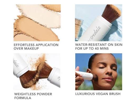 Jane Iredale Powder-Me Sausa apsauga nuo saulės SPF30