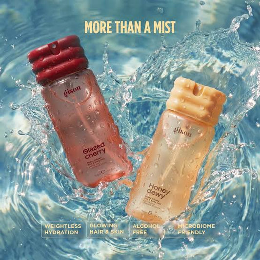 Gisou Honey Infused Hair & Body Mist Honey Dewy – drėkinanti plaukų ir kūno dulksna su medaus vandeniu