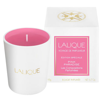 Lalique, Les Compositions Parfumees - Pink Paradise, Scented Candle, 190 g